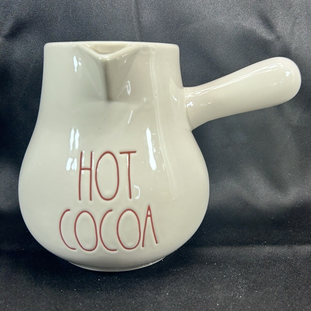 Rae Dunn White Hot Cocoa Pitcher ⭐️ collectible - Picture 11 of 11